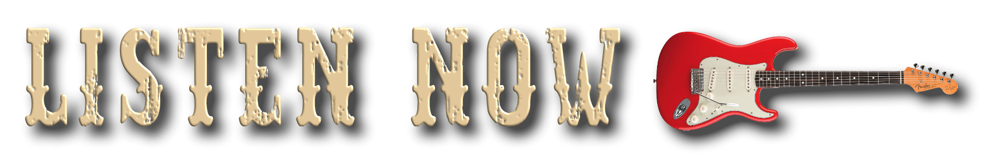 Grobros Listen Now Red Strat